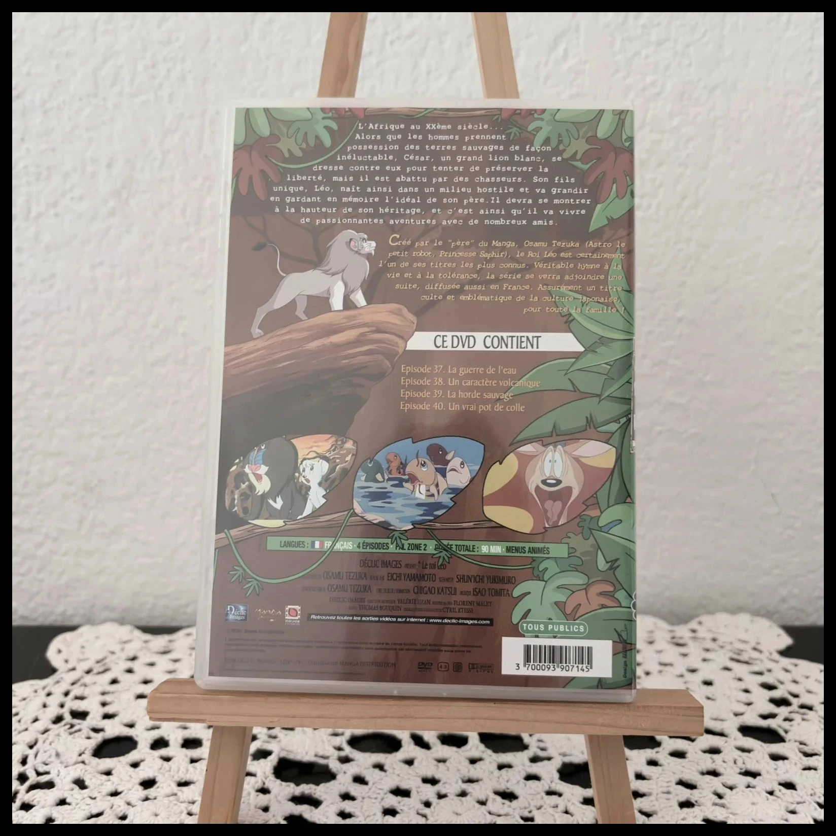 Coffret DVD Le Roi Léo – Integral 18 afleveringen – Osamu Tezuka – photo 5